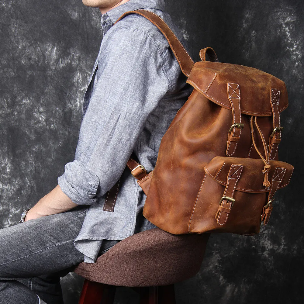 Aria | Leather Hiking Backpack