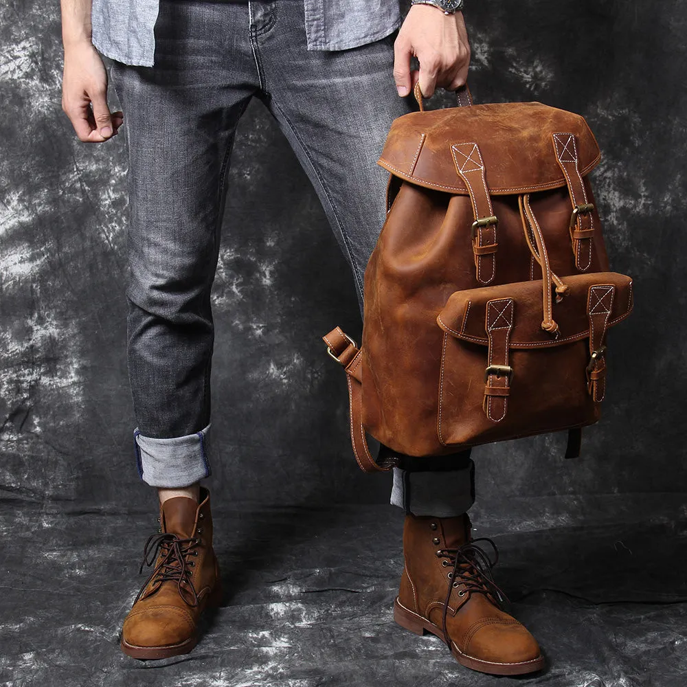 Aria | Leather Hiking Backpack