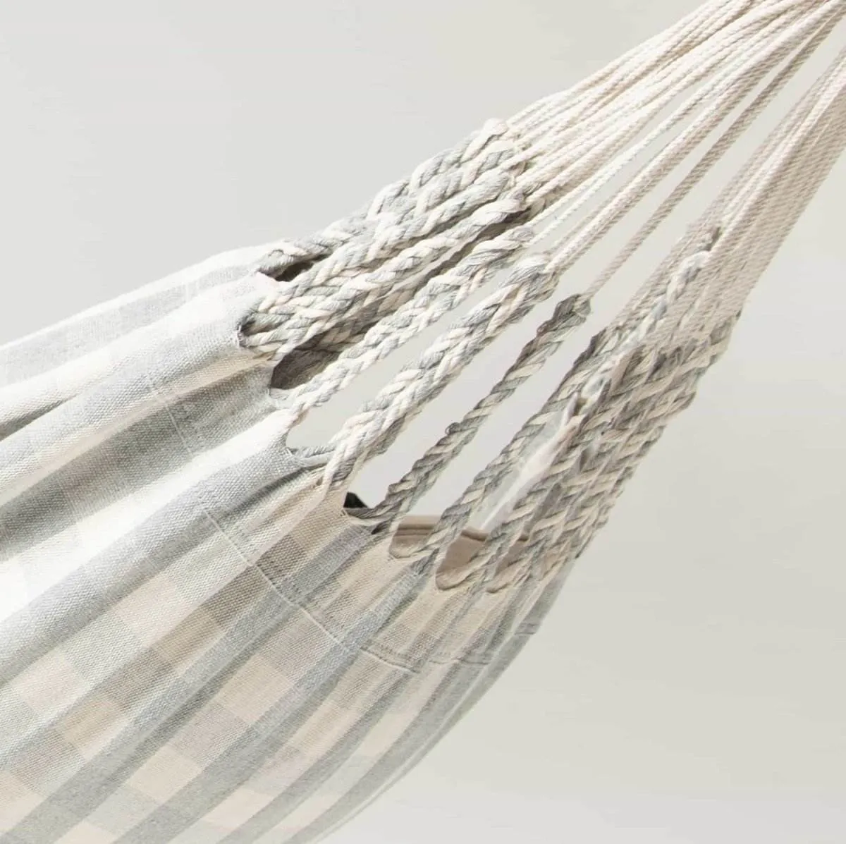 Authentic Double Vichy Hammock in Stone