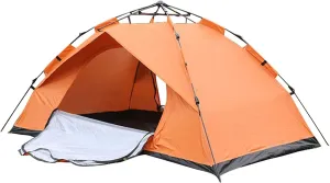 Automatic Camping Pop-up Tent Portable Outdoor Lightweight Tent Four Seasons Family Camping Tent for Camping/Beach/Hiking/Backpacking Mountaineering/Fishing Outdoor Activities ( Color : D , Size : 34