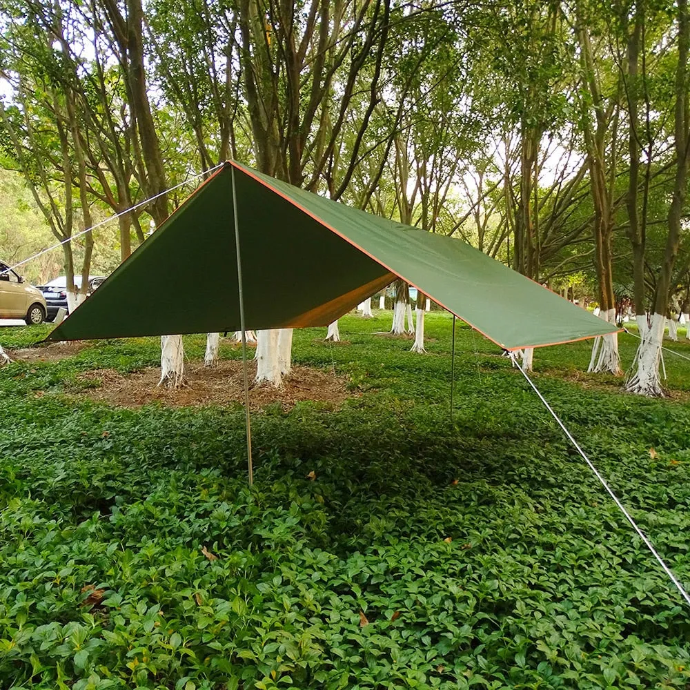 Awning Waterproof Tarp Tent Shade  Canopy Sunshade Outdoor Camping