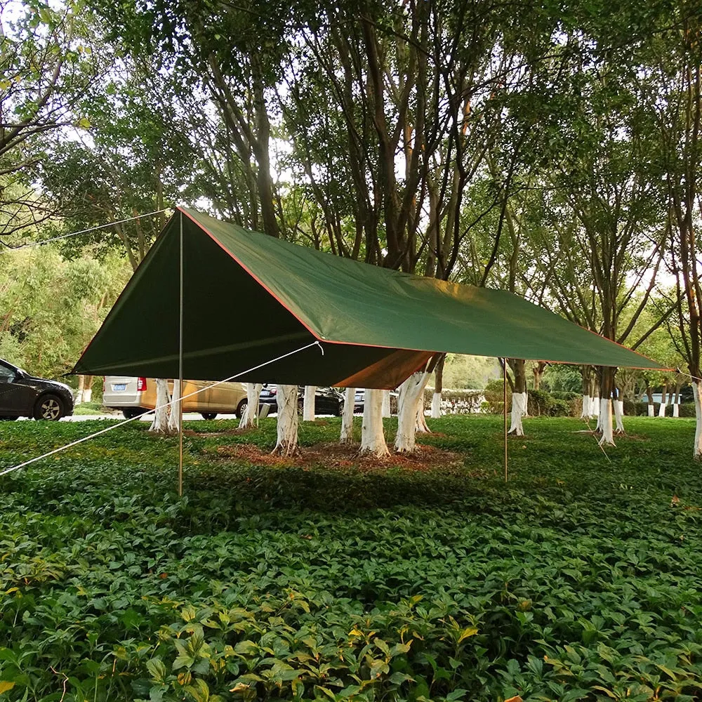 Awning Waterproof Tarp Tent Shade  Canopy Sunshade Outdoor Camping