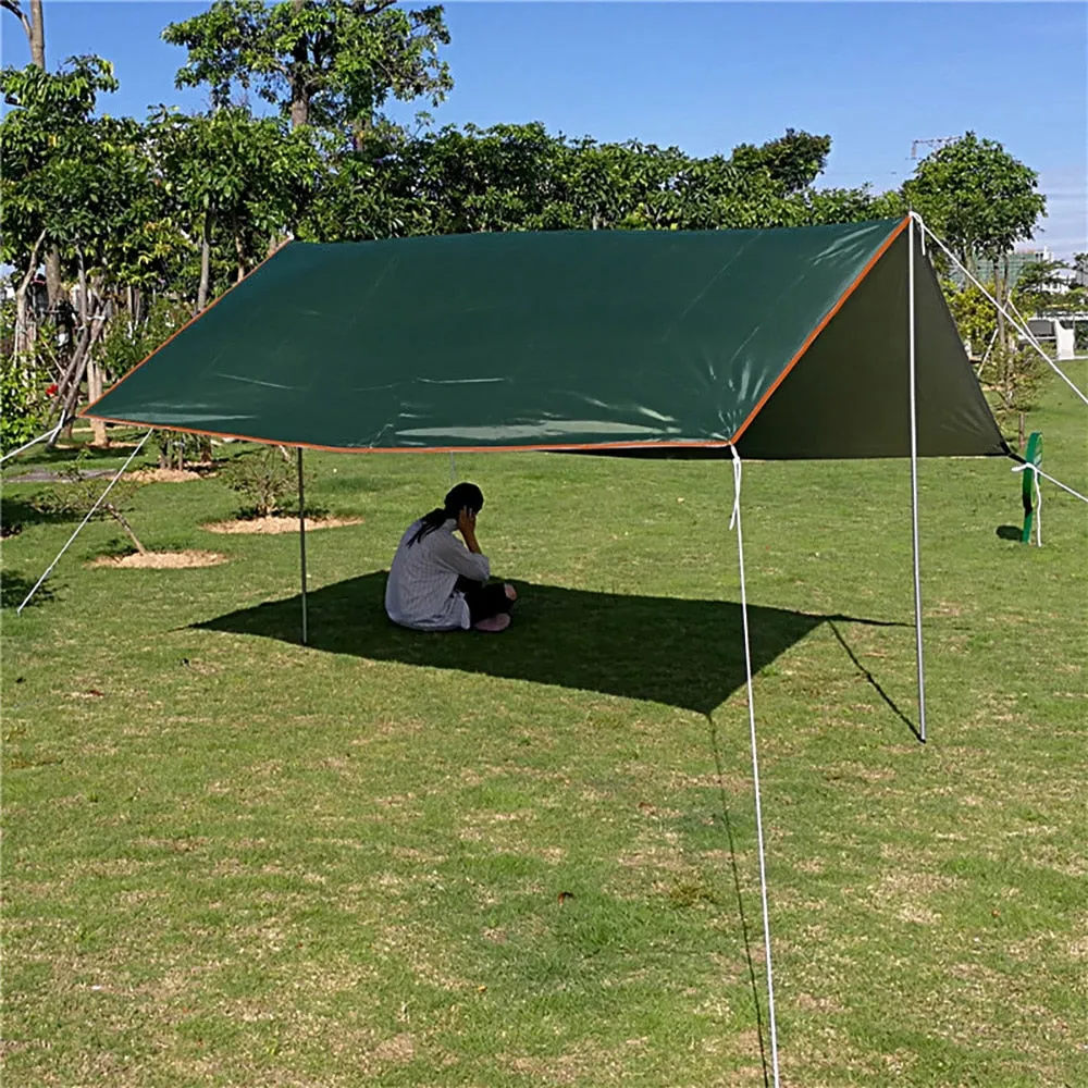 Awning Waterproof Tarp Tent Shade  Canopy Sunshade Outdoor Camping