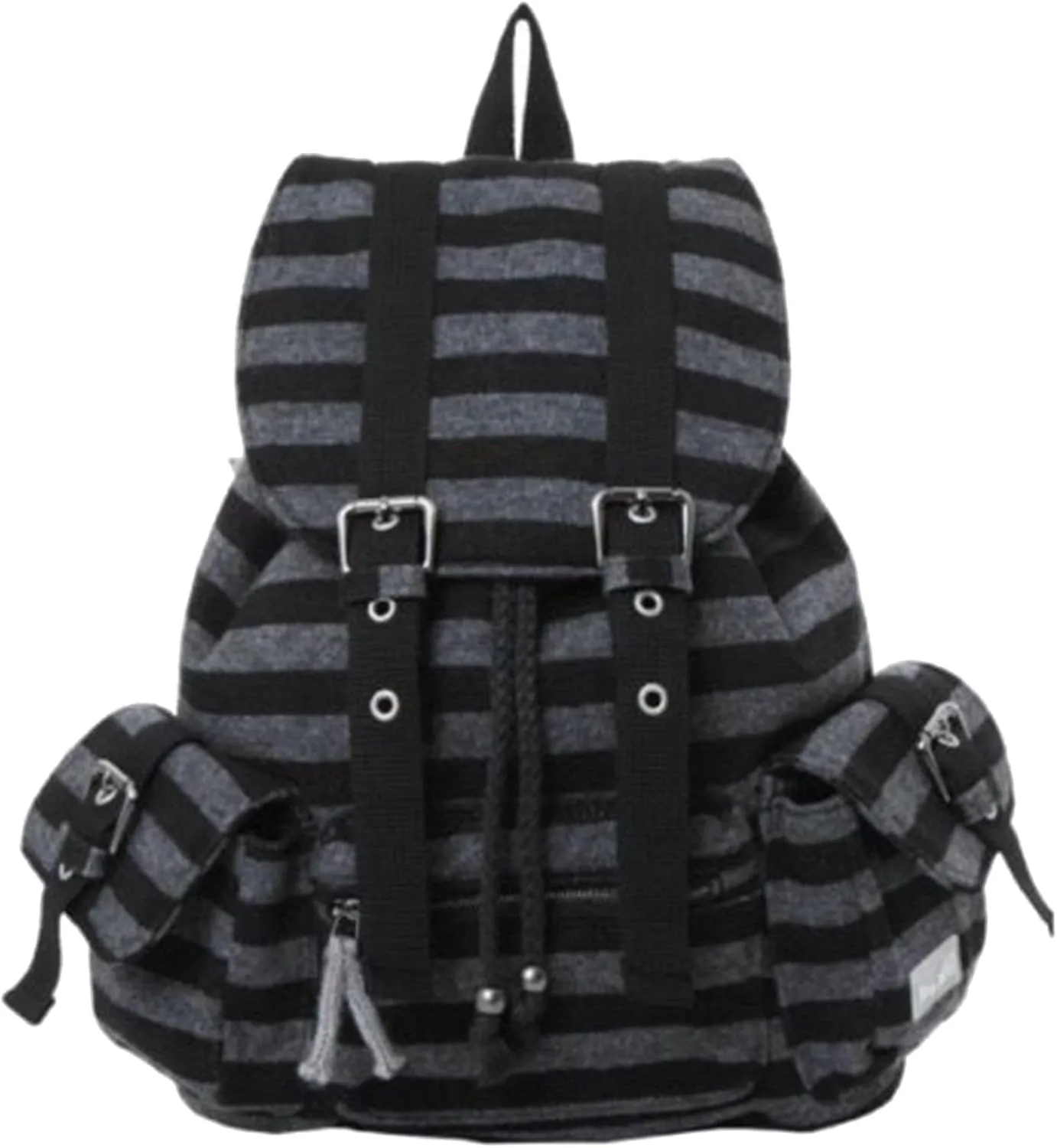 Back Packs，Student School Backpack Korean Styles Travel Backpack Knapsack Retro Stripes Knapsack Large Capacity Casual Daypacks