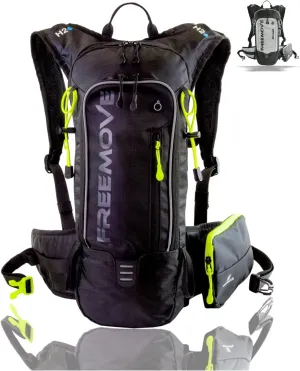 Backpack Daypack 10L, Phone Pocket, Suitable as Light Hydro Pack for Hiking, Running, MTB, Biking, Water Bladder NOT Included