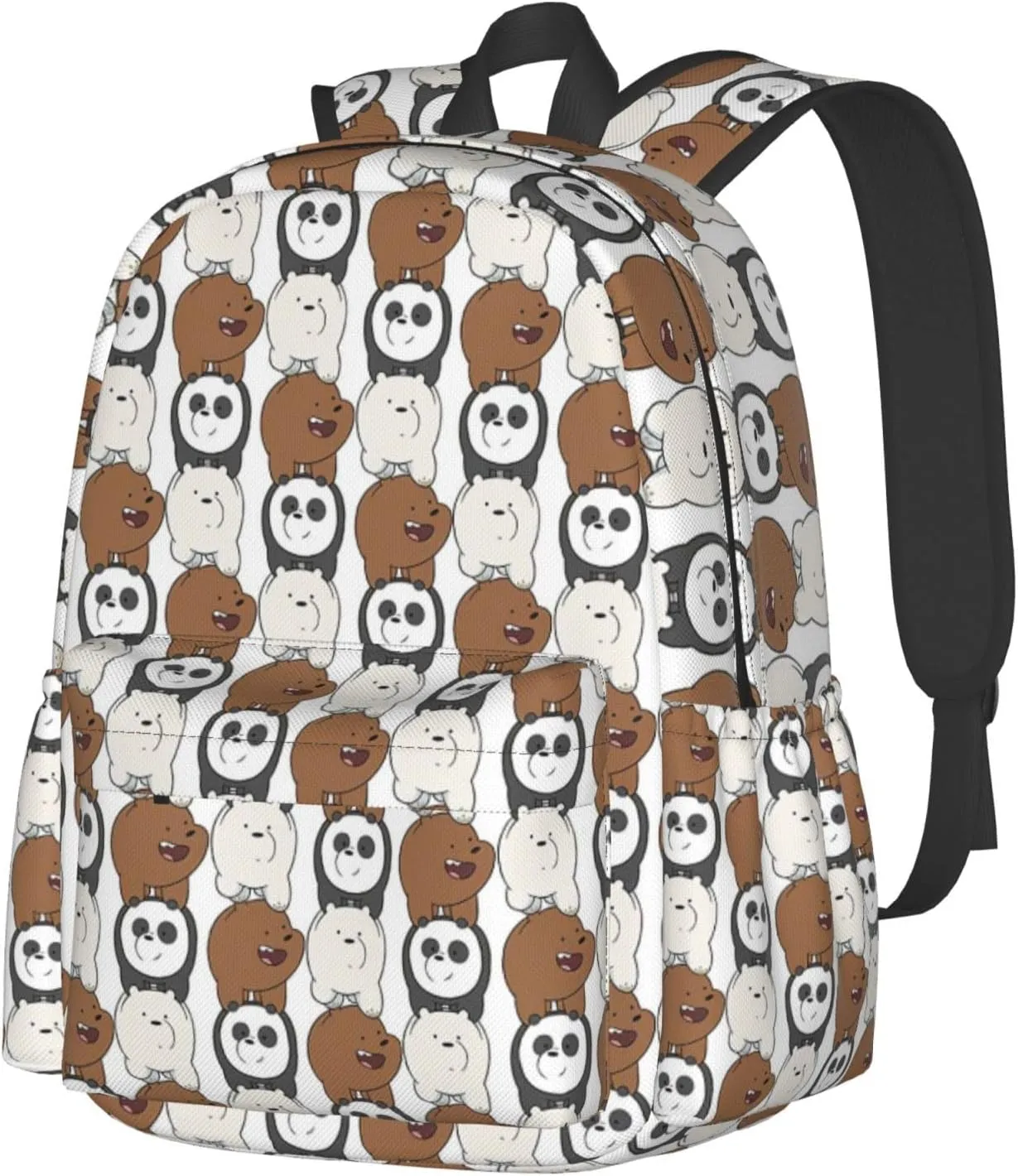 Backpacks We Bare Anime Bears Adjustable Laptop Backpack Double Shoulder Bag for Women Men Climbing Shopping Work