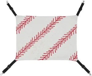 Baseball Hanging Cat Bed Soft Breathable Pet Hammock for Cage Pet Sleeper for Kitten Ferret Puppy Rabbit