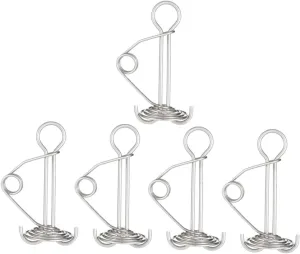 BESPORTBLE 10pcs High-Strength Tent Pegs Spring Buckles for Windproof Outdoor Use Anchor Stakes for Tents and Tarps Portable and Lightweight Design