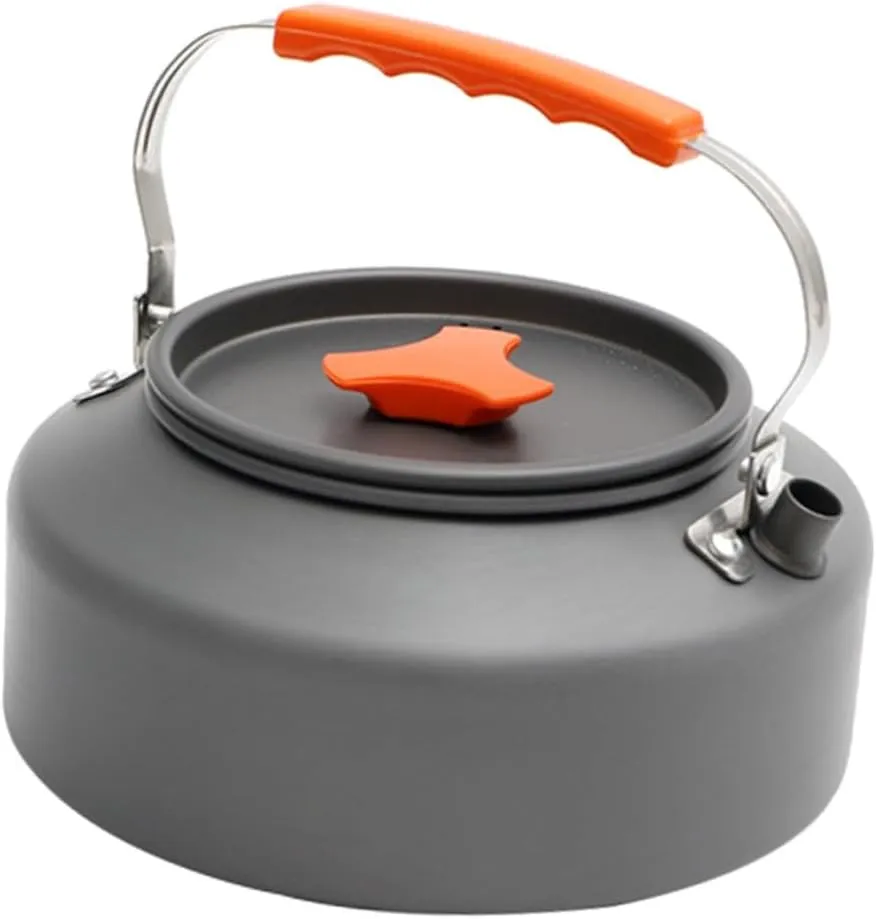 BESPORTBLE Kettle Alternative Folding Handle 1.6l Aluminum Tea Kettle for Camping Travel