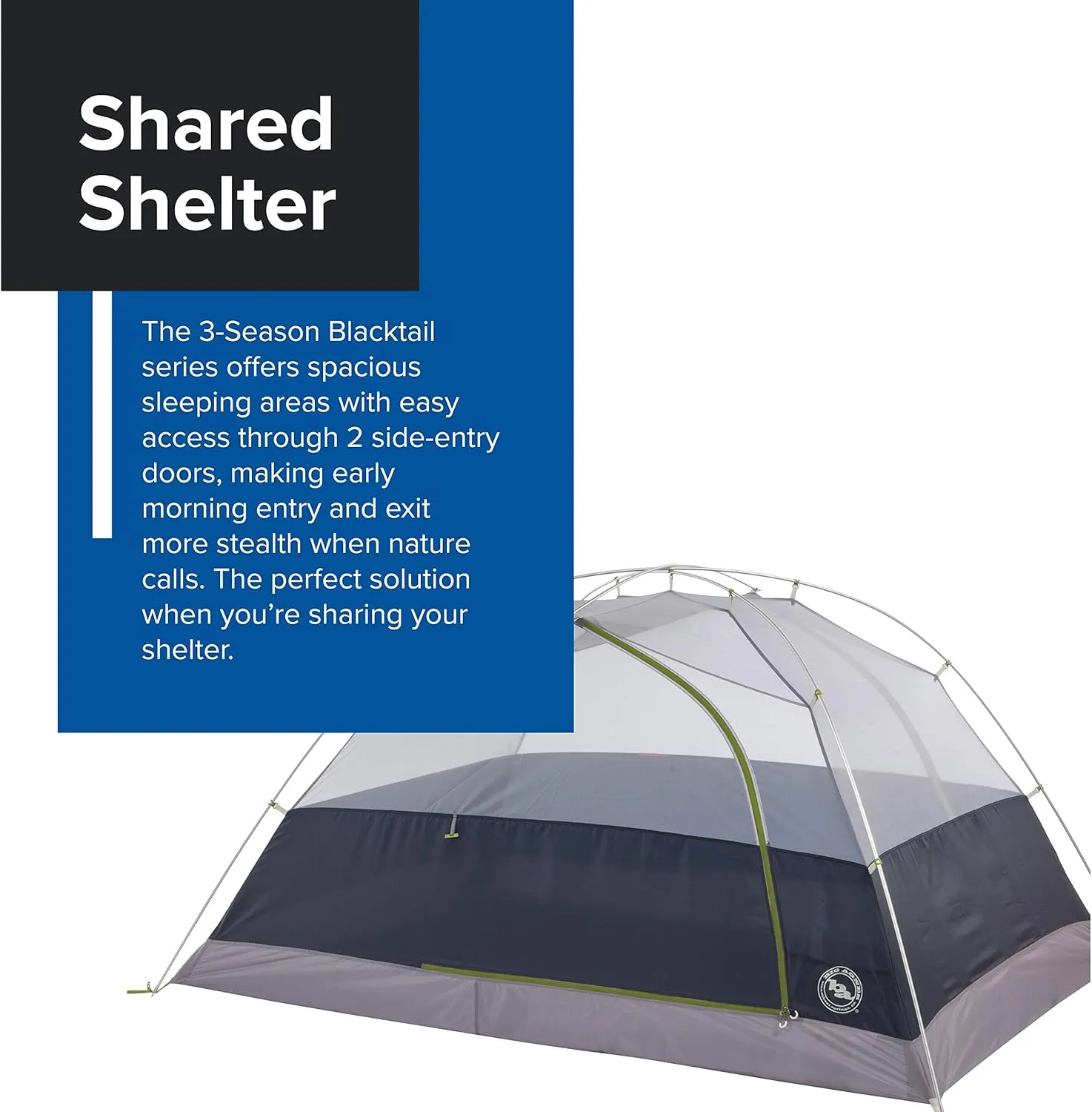 Big Agnes Blacktail & Blacktail Backpacking and Camping Tent