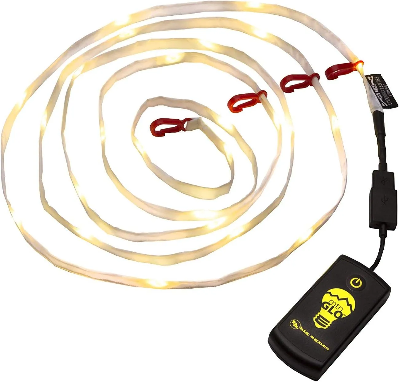 Big Agnes mtnGLO LED Tent & Camping Lights, White, One Size