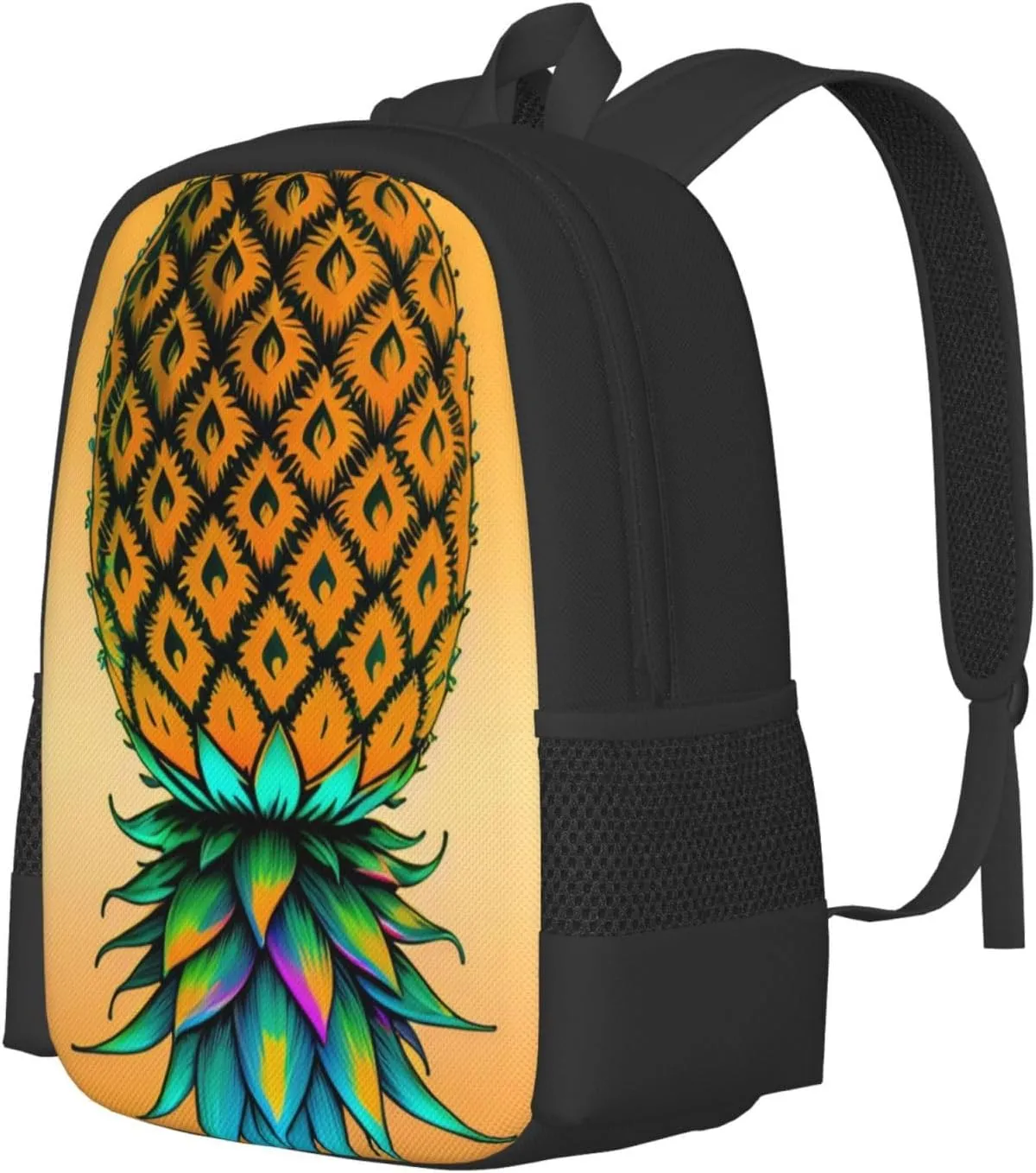 Big Capacity Rucksacks, for Upside Down Pineapple Anti-Theft Multipurpose Bookbag with Shoulder Straps, Daypack Backpack, Camping Outdoor Backpack, Computer Bag