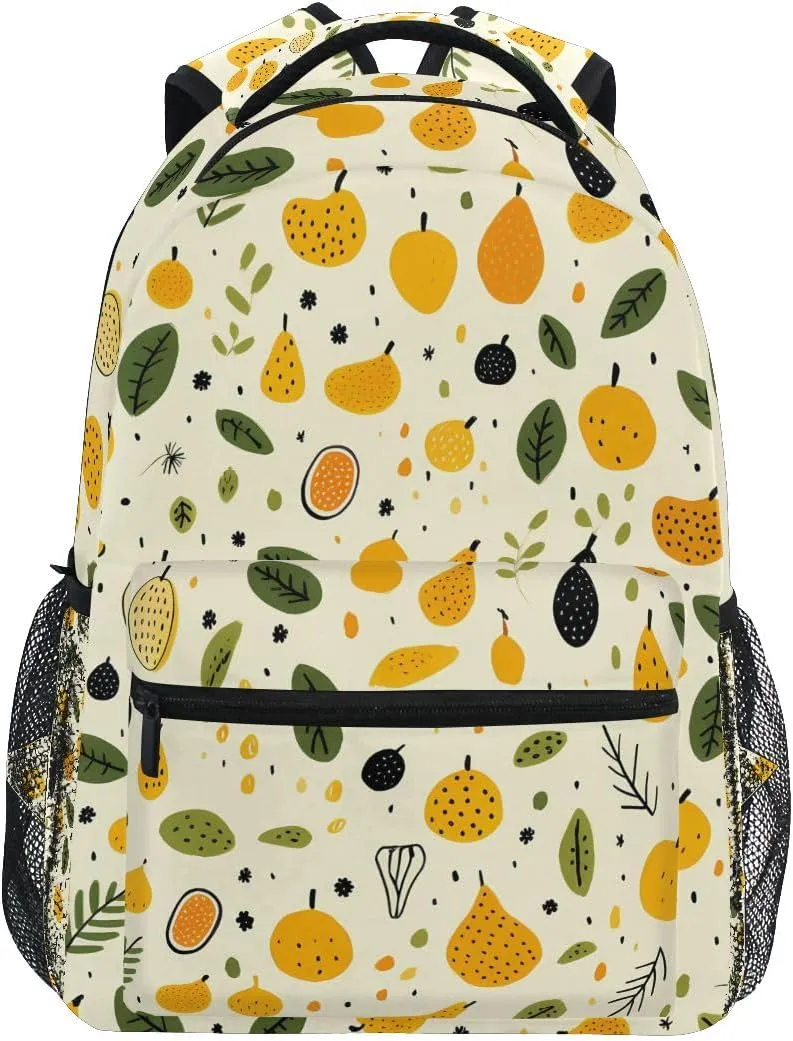 Bookbags Laptop Backpack for High School Adult Papaw Pear Travel College Teens Student Casual Shoulder Daypack