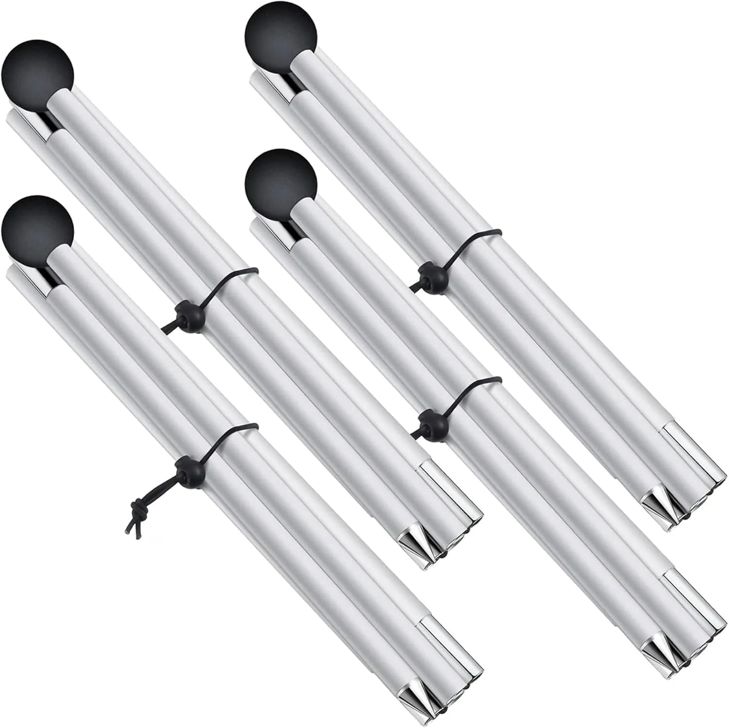 BOTINDO Tent Poles Replacement, Canopy Poles for Beach Accessories 6.5 Feet Beach Tent Canopy Extra Poles for Camping, Hiking, Backpacking, Parties (4)