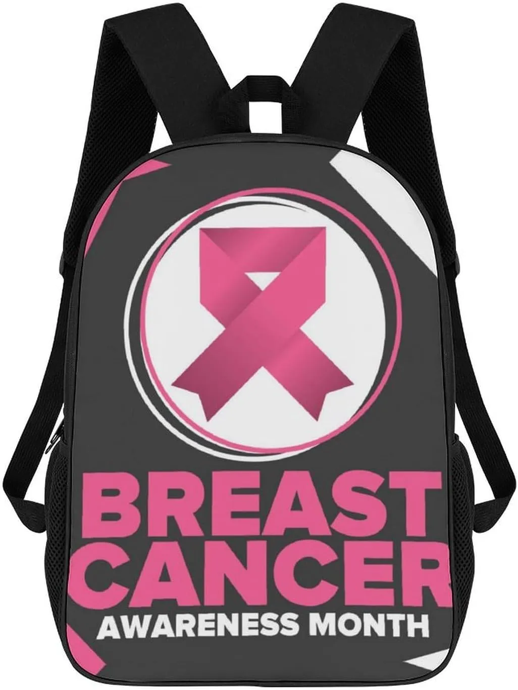 Breast Cancer Awareness Backpack for Worker Business Hiking Travel Bag Shoulders Bag