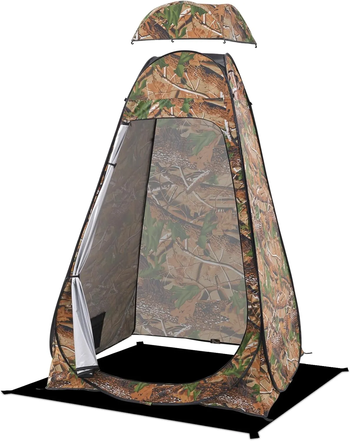BRIAN & DANY Pop Up Shower Tent, Portable Privacy Camping Changing Tent, Camp Toilet Bathroom Pod with Rain Shelter & Windows, UPF 50  & Waterproof, 47.2" x 47.2" x 74.8"