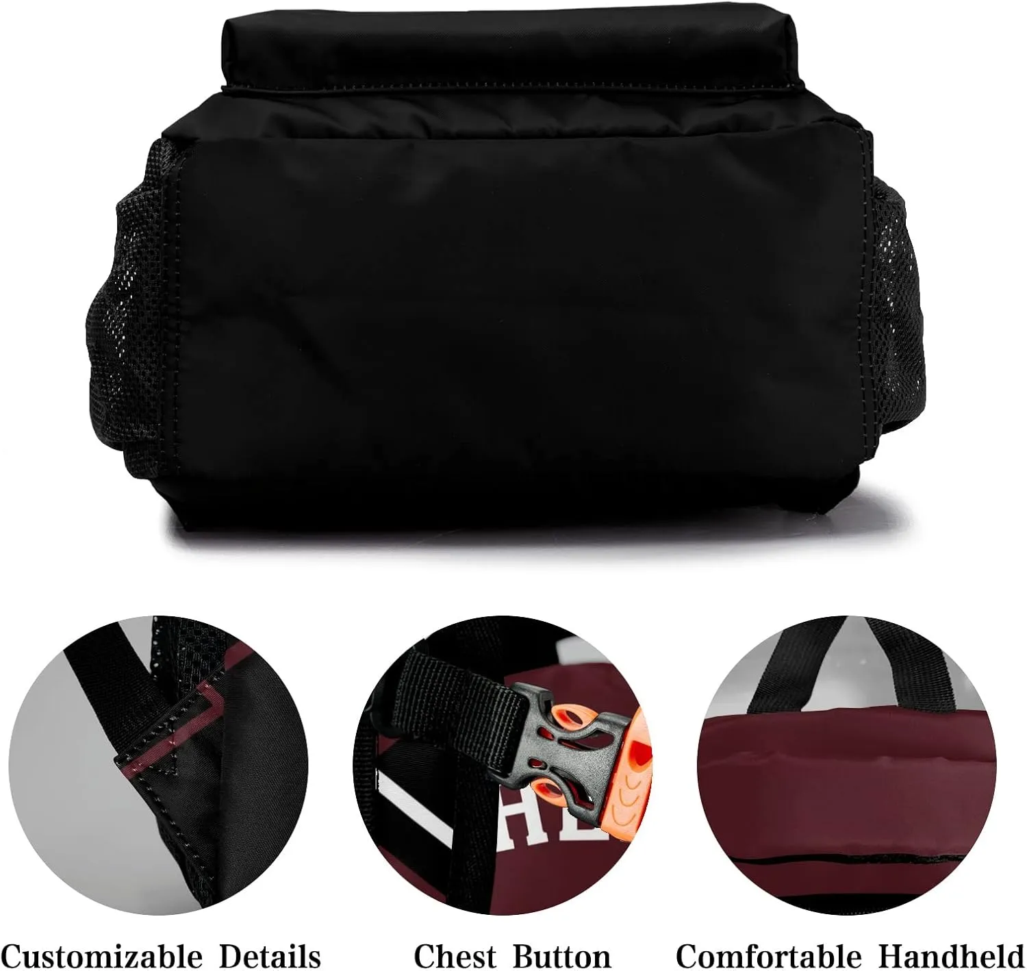 Brown Cheerleaders Waterproof Backpack for Hiking Camping Picnic