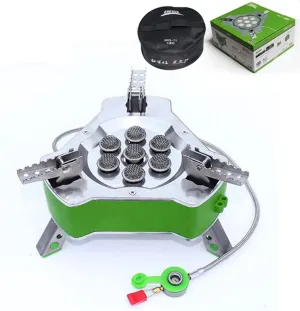 BRS-71 9800W Power Portable Outdoor Camping Stove Gas Cooking Picnic Gas Stove Butane Gas Furnace