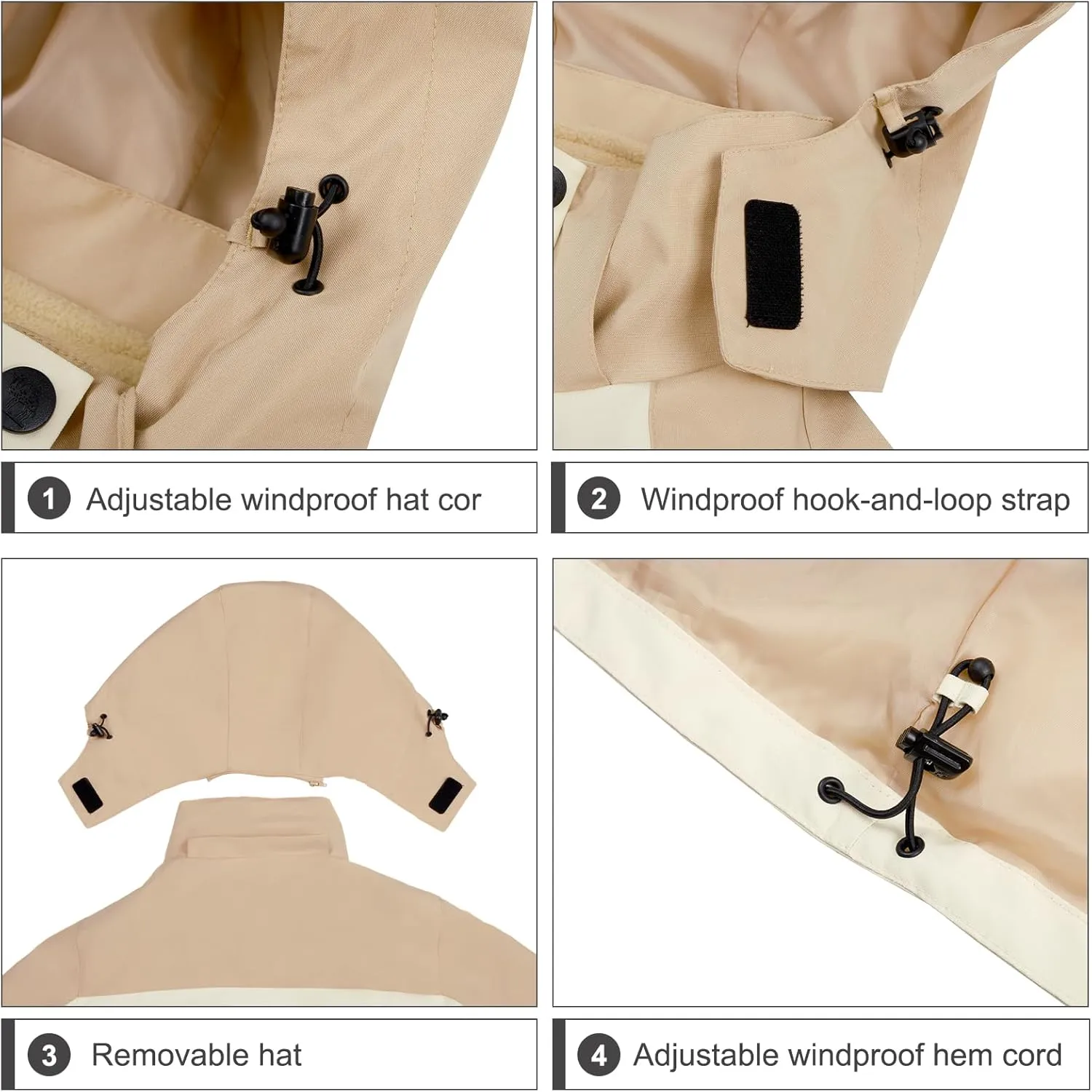 CAMEL CROWN Women Ski Jacket Waterproof 3 in 1 Winter Snow Mountain Coat Warm Fleece Windbreaker Hooded Snowboarding Jackets