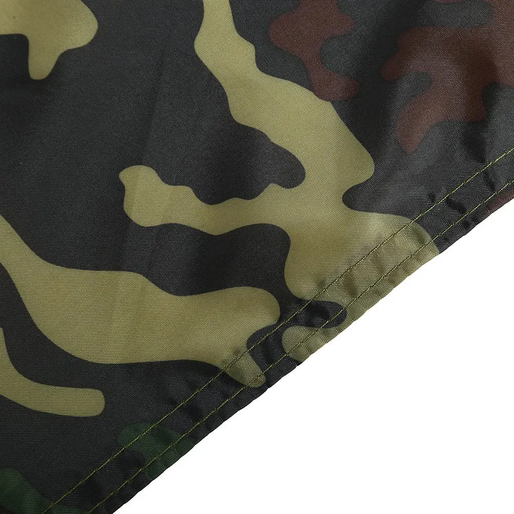 Camouflage Outdoor Camping Survival Sun Tent Shelter Tarp Portable Lightweight Rainproof Mat RainTent Tarp Shelter