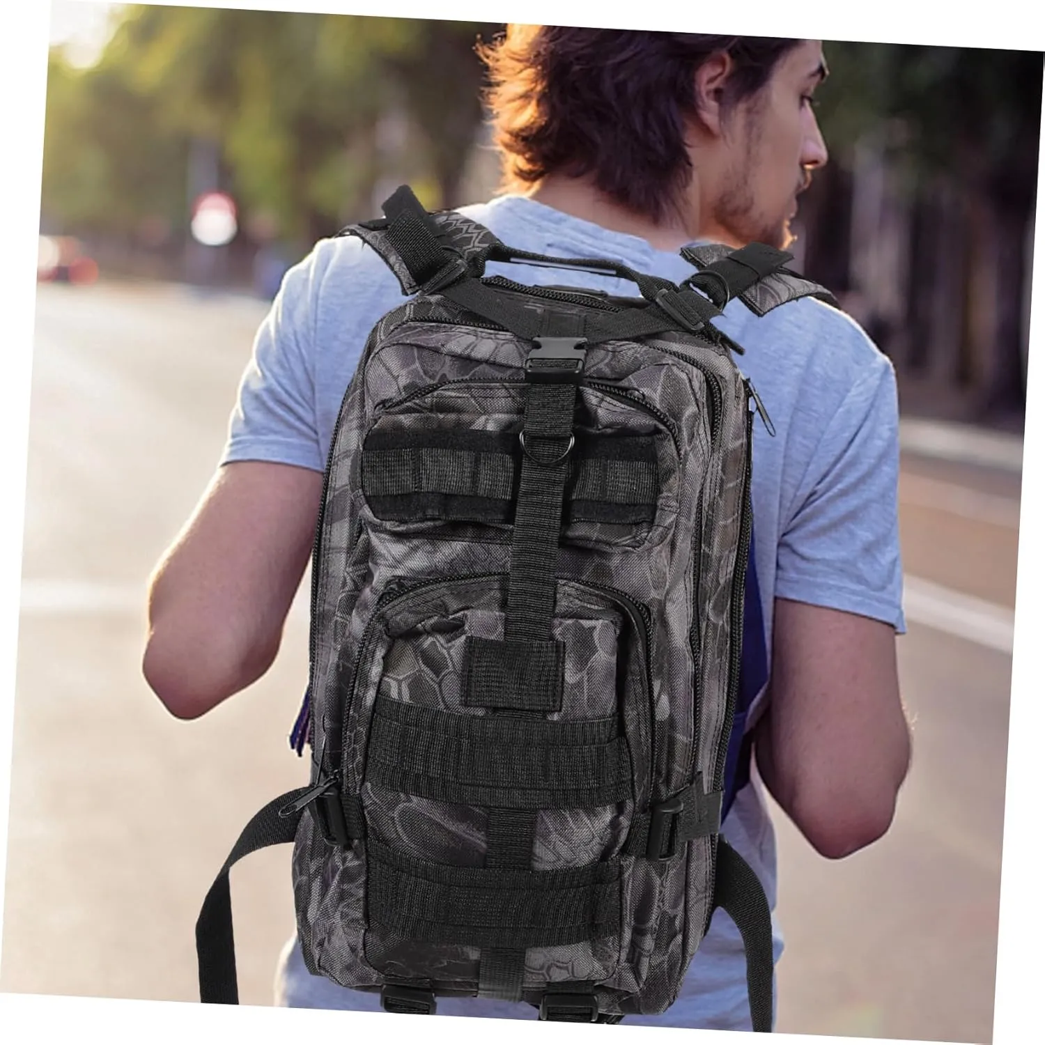 Camping Backpacks Multifunctional Bag Backpack for Outdoor Back Storage Pouch Double Shoulder Bag
