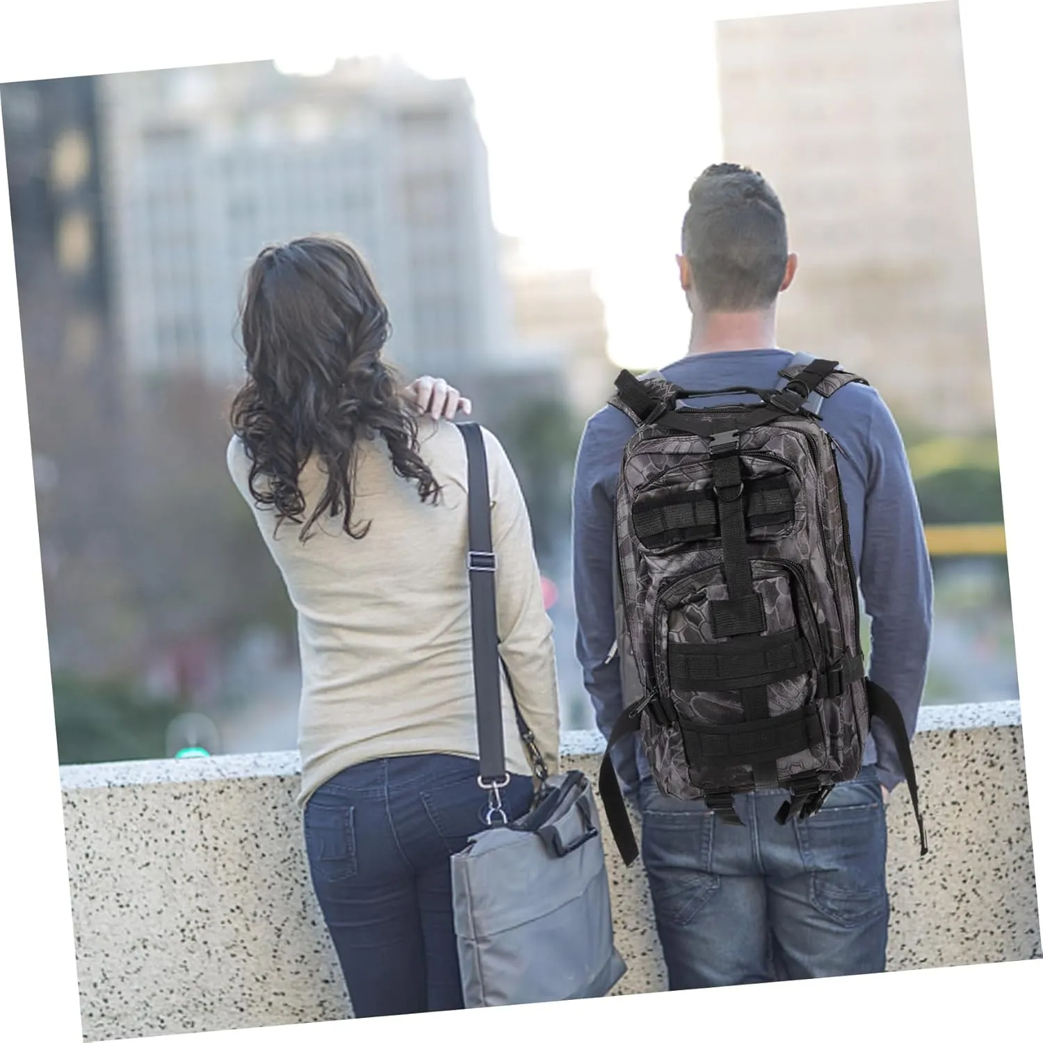 Camping Backpacks Multifunctional Bag Backpack for Outdoor Back Storage Pouch Double Shoulder Bag