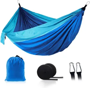 Camping Double Hammock for 2 Persons Portable Outdoor Hammock for Hiking Backpacking Traveling Backyard Patio