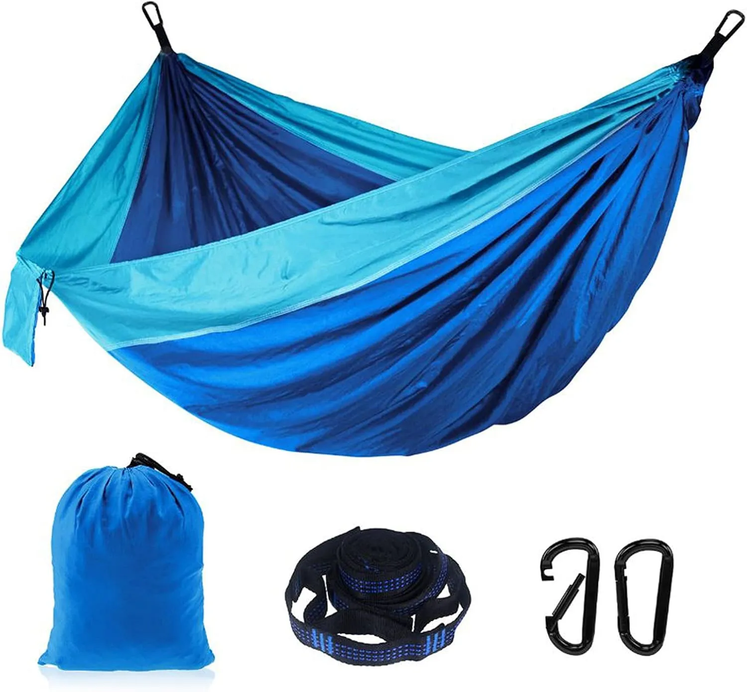 Camping Double Hammock for 2 Persons Portable Outdoor Hammock for Hiking Backpacking Traveling Backyard Patio