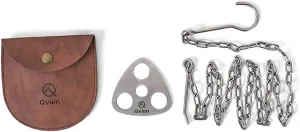 Camping Gear and Equipment - Campfire Cooking Accessories Set - Radiate Portable Cookware - Dutch Oven Camping Cookware - Outdoor Camp Tripod Cooking
