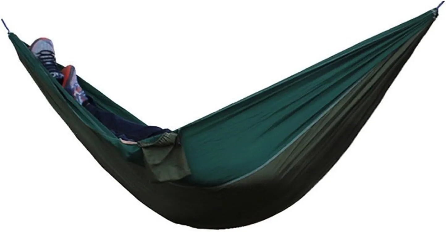Camping Hammock 102x55inch Outdoor Double Camping Hammock with Tree Strap Lightweight Nylon Hammock Swing Chair for Hiking Garden
