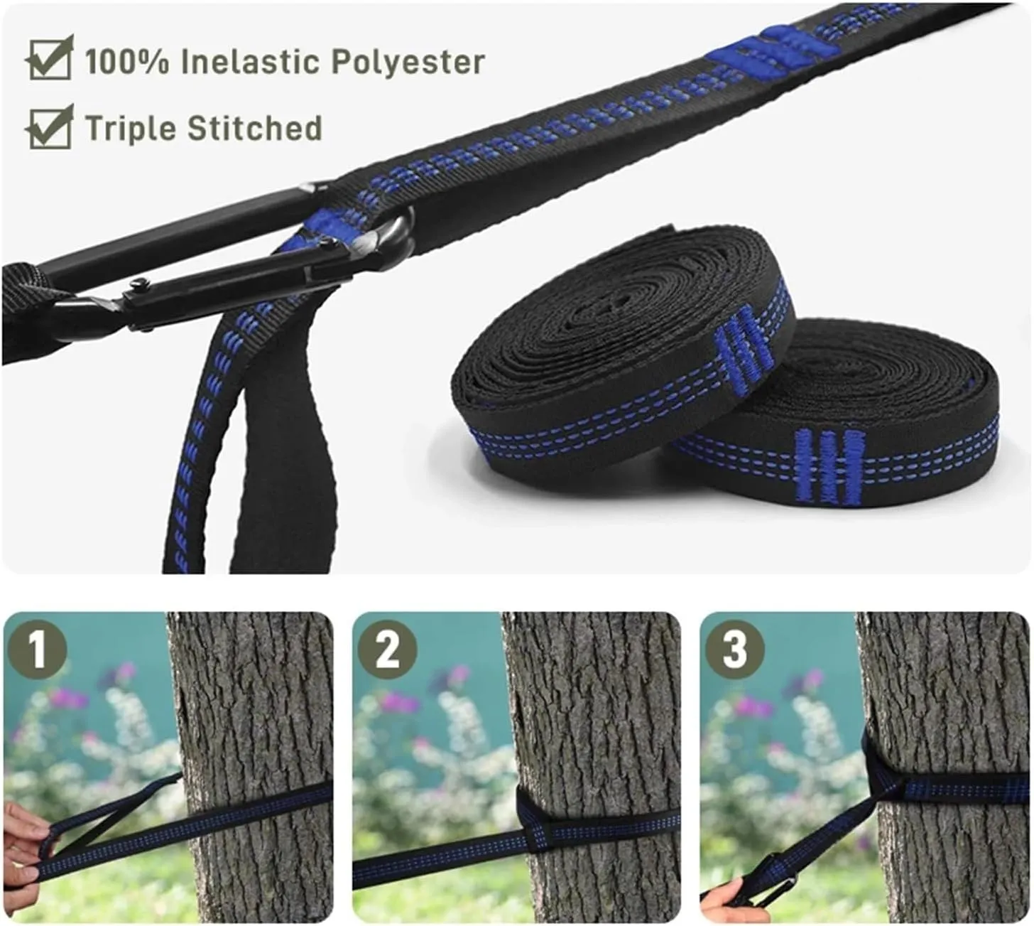 Camping Hammock Camping Hammock with Net Lightweight Double Hammock Portable Hammock for Indoor Outdoor Hiking Backpacking Travel Backyard Beach