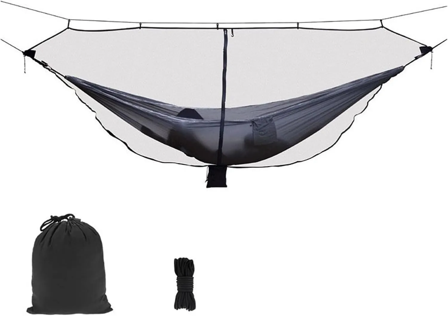Camping Hammock Large Camping Hammock Bug Net Fits Hammocks Lightweight Hammock Netting Fast and Easy Set Up, Blue