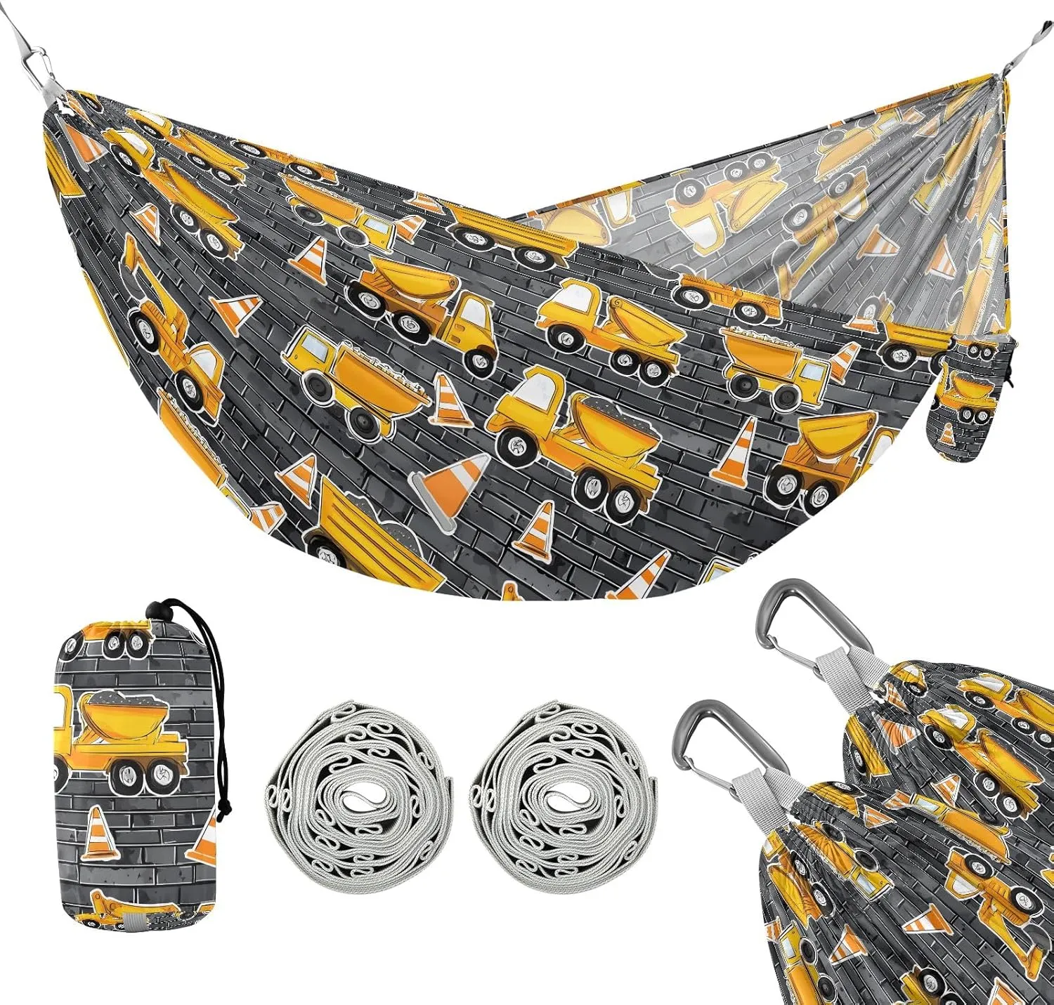 Camping Hammock Outdoor Hammocks for Outside Cute Truck Beach Trees Portable Lightweight with Pockets Tree Straps Indoor
