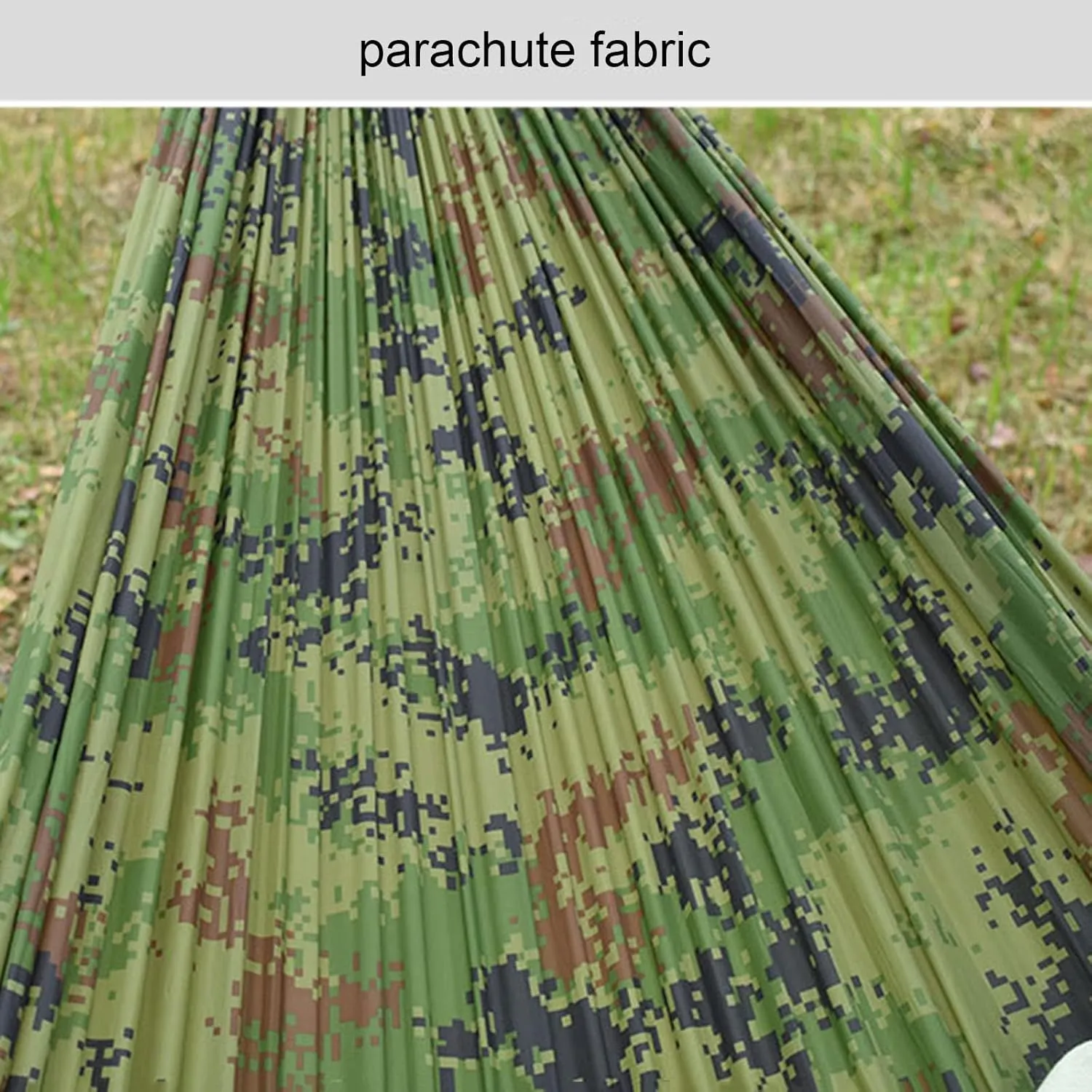 Camping Hammock, Single & Double Camping Hammock with Mosquito Net, Portable Nylon Hammock, for Outdoor Backpacking, Camping, Adventure, Hiking (Green)