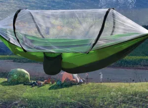 Camping Hammock with Mosquito Net - 2 Person Ultra-Lightweight Outdoor Travel Hammocks for Camping Hiking Backpacking