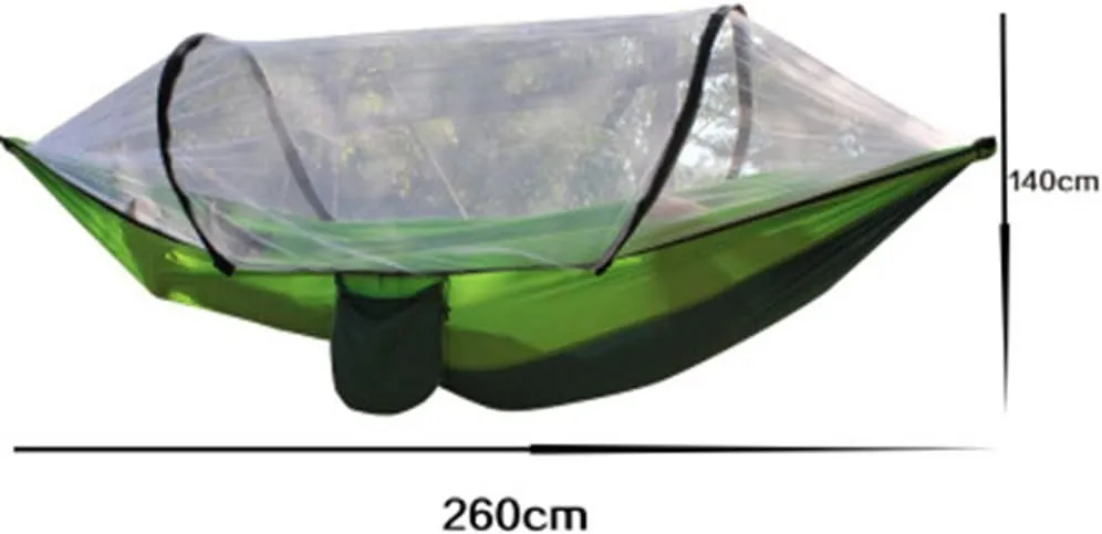 Camping Hammock with Mosquito Net - 2 Person Ultra-Lightweight Outdoor Travel Hammocks for Camping Hiking Backpacking
