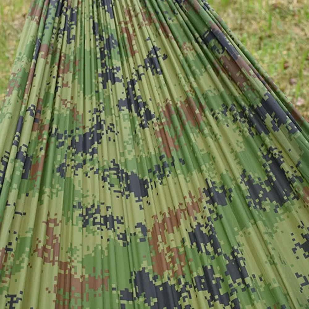 Camping Hammock with Net,Single & Double Tree Hammock Net, Lightweight Nylon Portable Hammock for Outdoor Camping, Lightweight Tree Hammocks (A-Light Green)