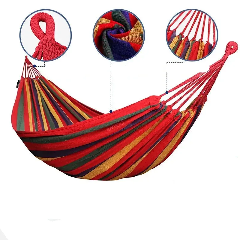 Camping Hammock with Tree Ropes
