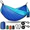 Camping Hammock,Portable Hammocks Parachute Hammock w/ 2 Tree Straps