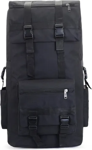 Camping Hiking Military Tactical Backpack, 120L Water Resistant Large Travel Daypacks Outdoor Rucksack 32.68x15.75x15.75