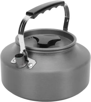 Camping Kettle,1.1L Capacity Aluminum Alloy Portable Camping Coffee Pot Tea Pot,Whistling Tea Kettle for Stove Top, Coffee Kettle Stovetop, Water Kettle Stovetop, Camp Kettle