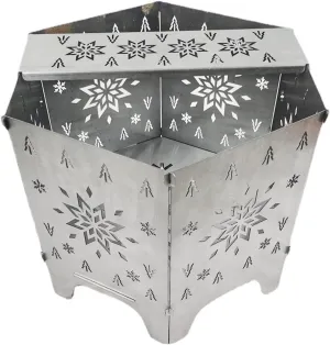 Camping Stoves，Stainless Steel Wood Burning Stove Portable，Lightweight Wood Stove，Detachable，Multipurpose，for Outdoor Camping Hiking Picnic Cooking