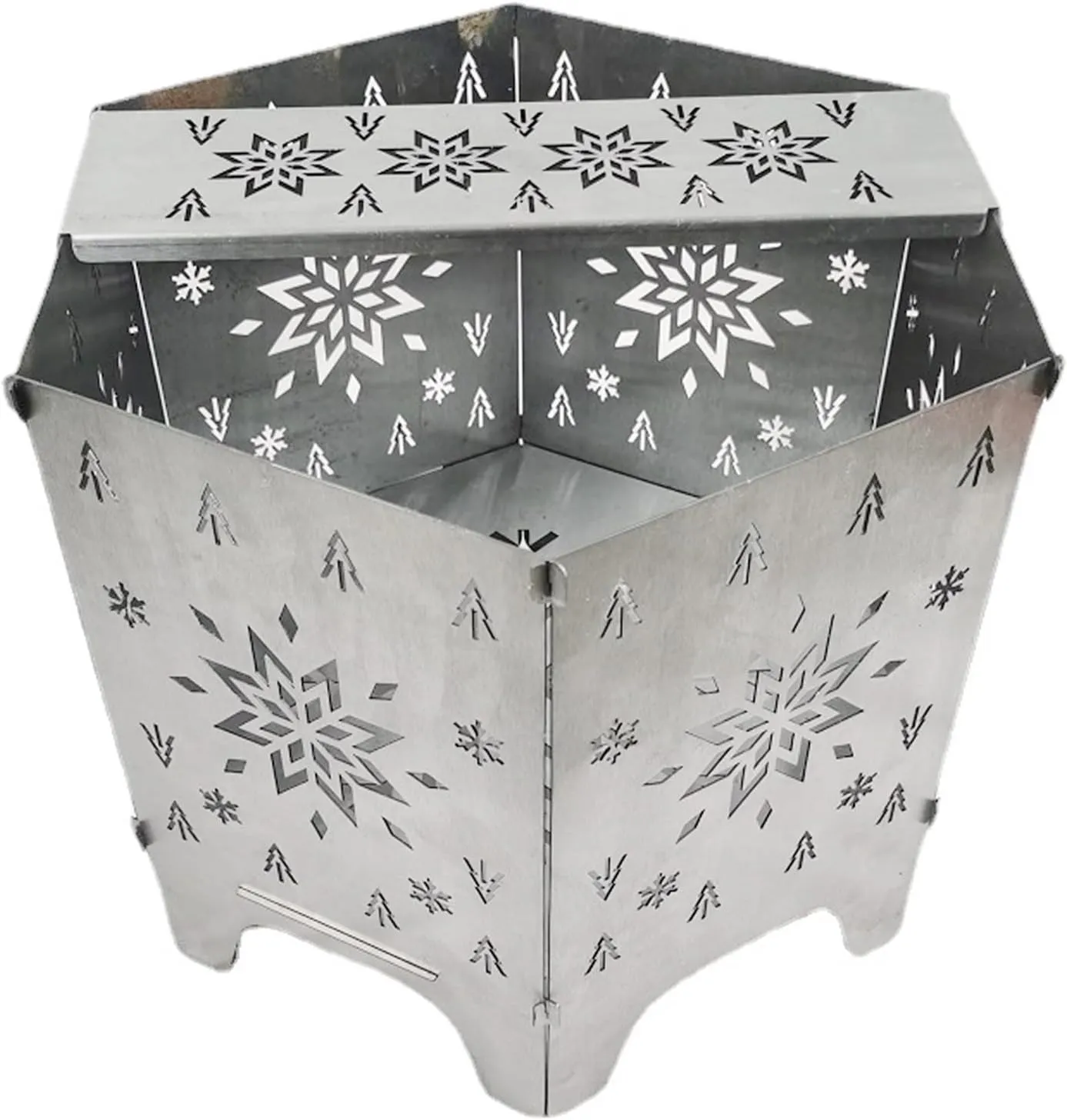 Camping Stoves，Stainless Steel Wood Burning Stove Portable，Lightweight Wood Stove，Detachable，Multipurpose，for Outdoor Camping Hiking Picnic Cooking