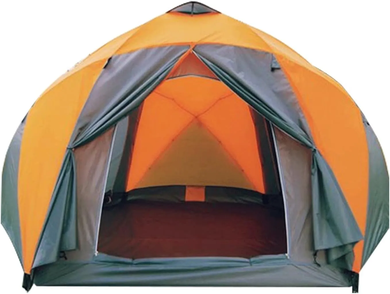 Camping Tent Double- Layer 3- Door 6- Corner Tent for Camping Traveling Backpacking Hiking Outdoors