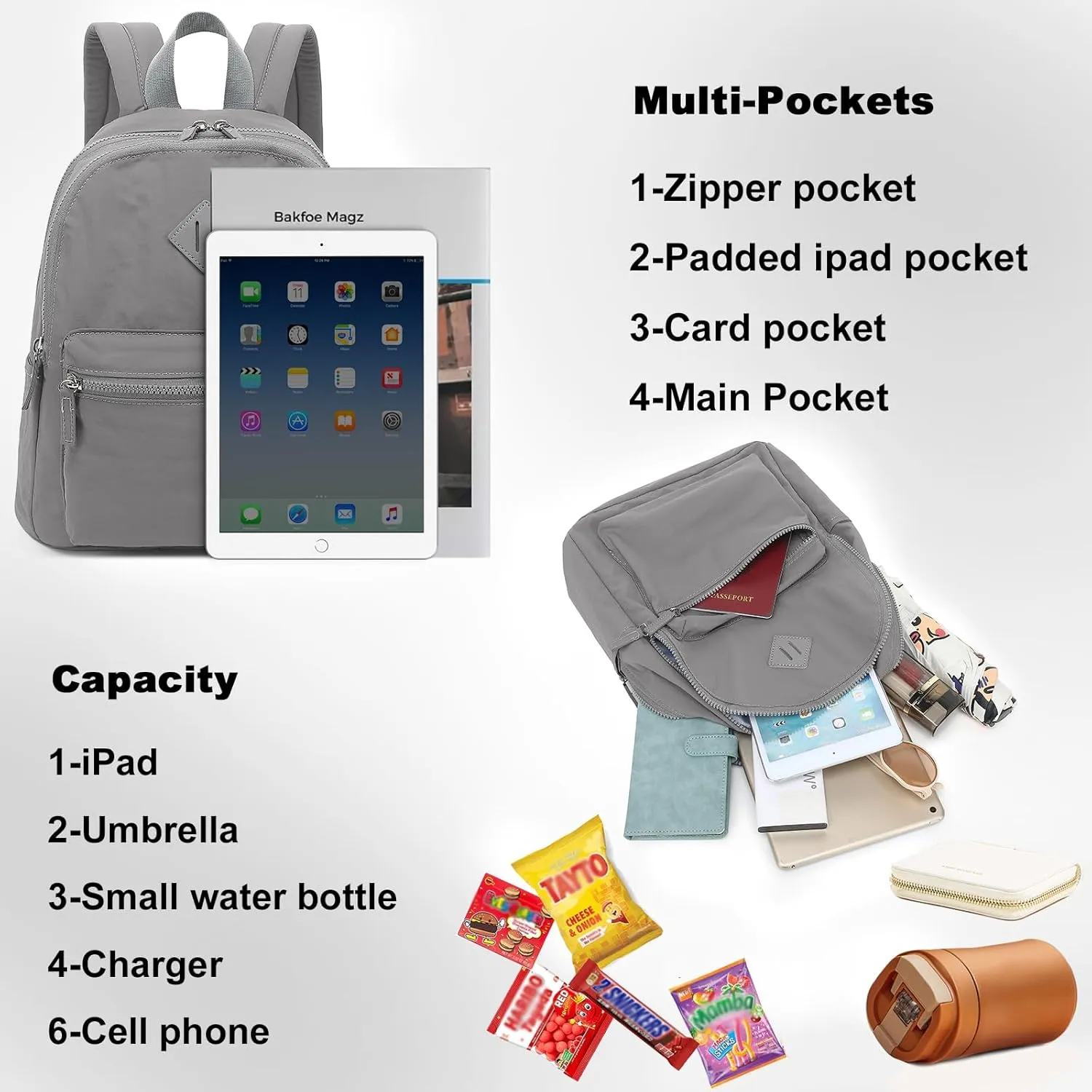 CAMTOP Mini Backpack Small Backpack for Women Cute Backpack Purse Fashion Bookbag Daypack for Travel Shopping