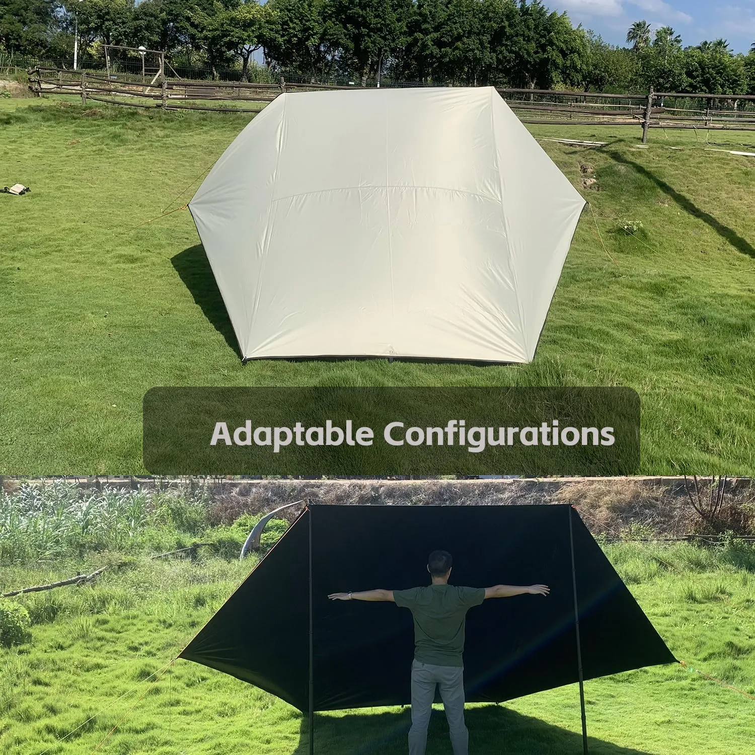 Car Awning Camping SUV Sun Shelter Waterproof Universal Tent Canopy Anti-UV for Van Campervan Caravan Truck Vehicle