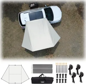 Car Awning Camping SUV Sun Shelter Waterproof Universal Tent Canopy Anti-UV for Van Campervan Caravan Truck Vehicle