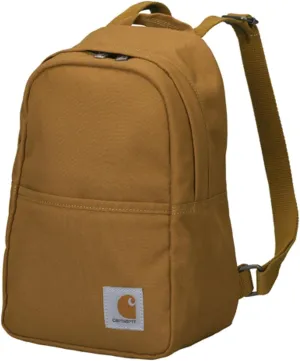 Carhartt Mini Backpack, Everyday Essentials Daypack for Men and Women, Brown, One Size