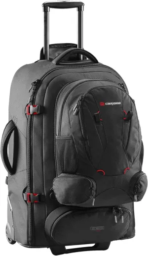 Caribee Sky Master III (3rd Generation) 80L 70x44x28cm (27x17x11inch) - Travel Trolley Hybrid travel trolley with Detachable daypack