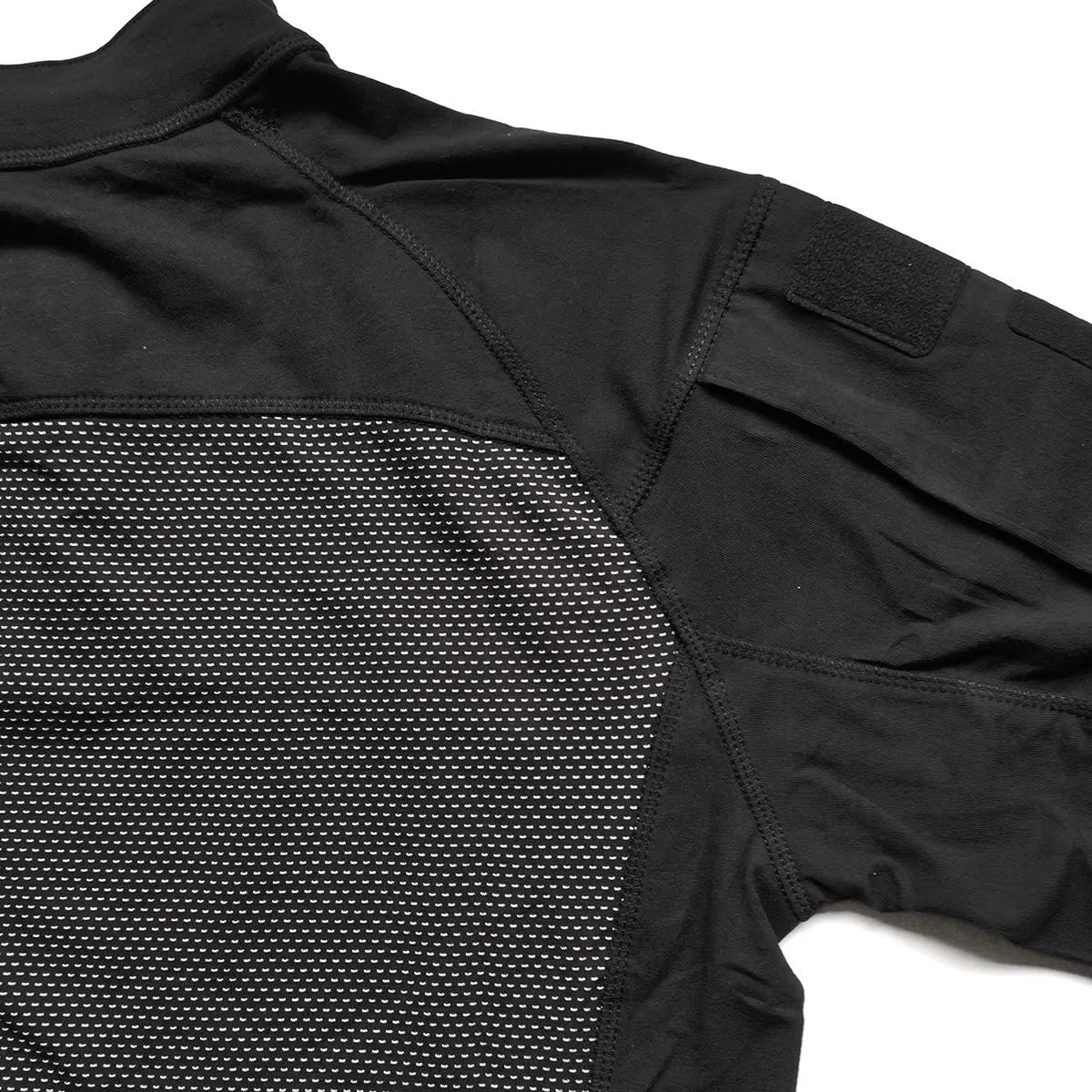 CARWORNIC Gear Men's Tactical Military Combat Shirt Cotton Stretch Army Camo Long Sleeve T Shirt with 1/4 Zip